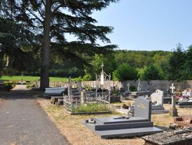 Les tombes du cimetière