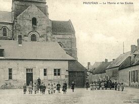 La mairie et les écoles